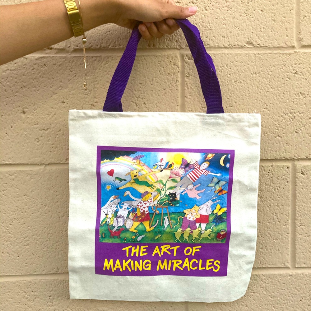 Miracles Canvas Tote